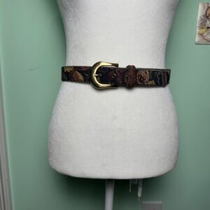 Vintage Paul Harris Tapestry Belt Multicolor Women's Size Small Boho Western